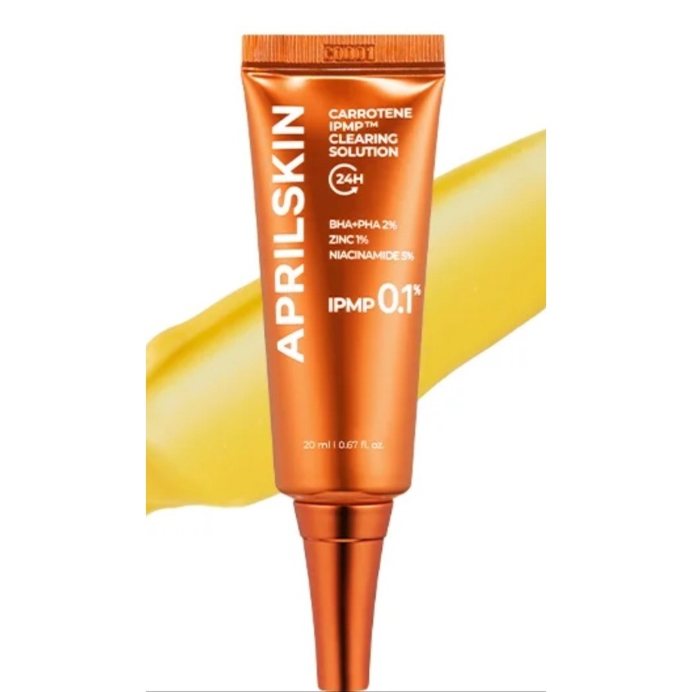 Aprilskin Carrotene IPMP Clearing Solution 20ml BHA PHA Zinc Niacinamide Care